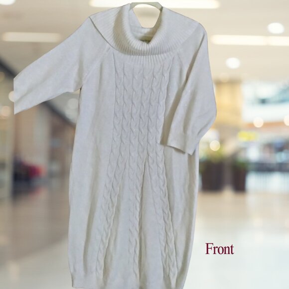 NY&CO Cowl Neck Sweater Dress Sz. XL - Picture 2 of 6